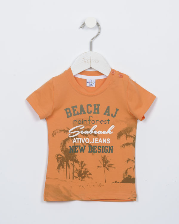 Picture of YF775 BOYS COTTON T-SHIRT (BEACH AJ)